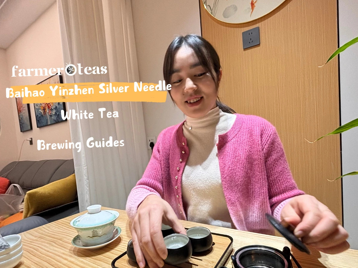 Load video: Brewing Guide for Baihao Yinzhen Tea