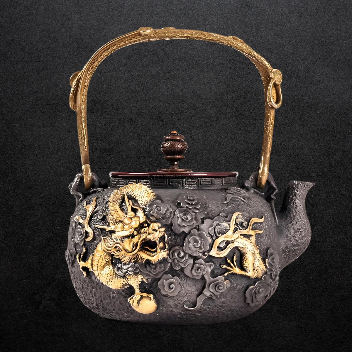 Cast iron dragon teapot Sets