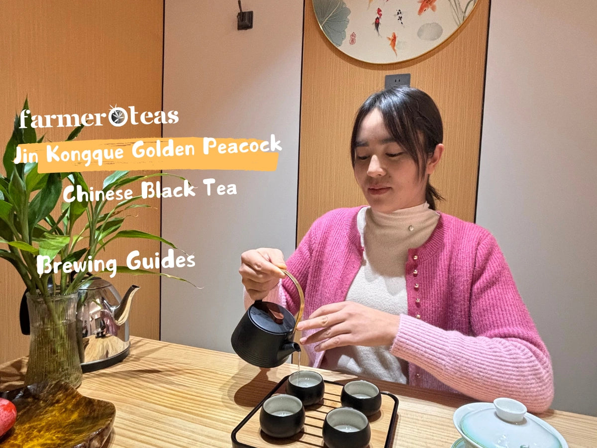 Load video: Brewing Guide for Jin Kongque Tea