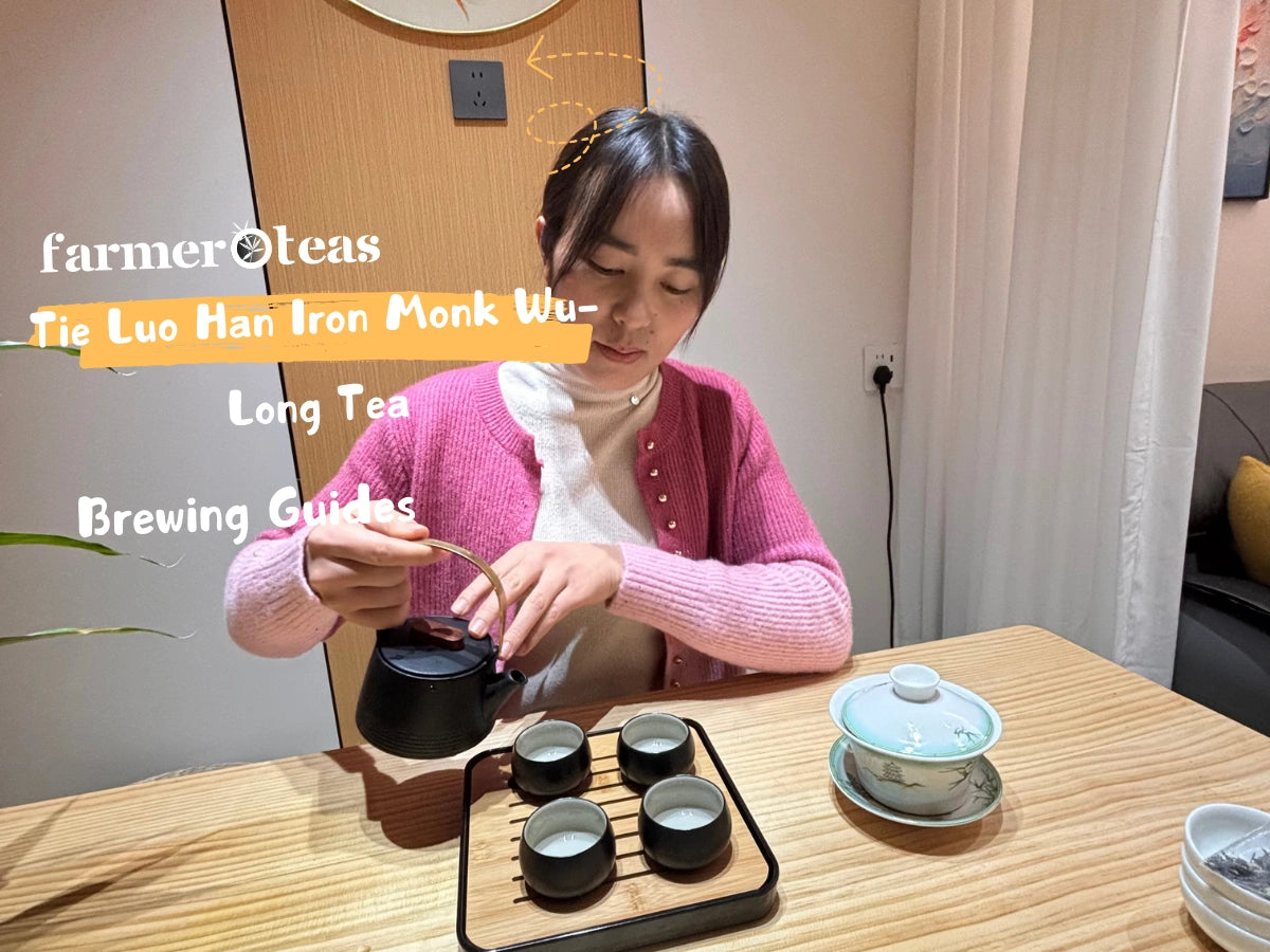 Load video: Brewing Guide for Tie Luo Han Tea