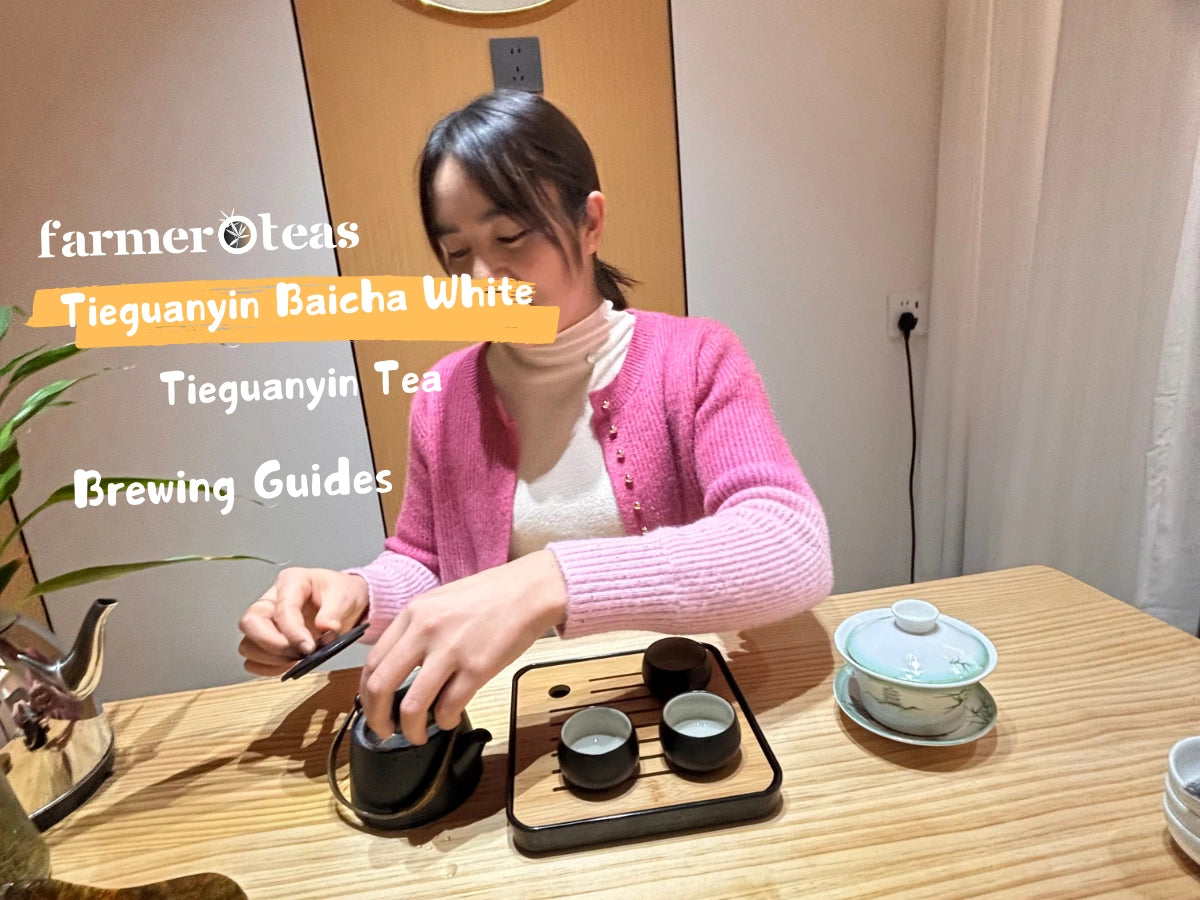 Load video: Brewing Guide for Tieguanyin Baicha Tea